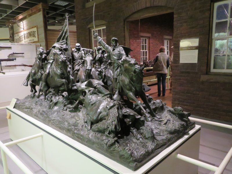1/10 scale sculpture of a Cavalary Charge